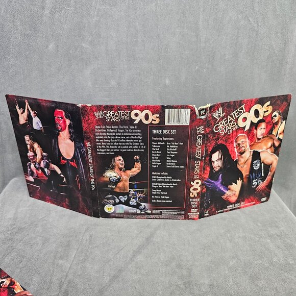 WWE: Greatest Stars of the '90s DVD, Triple H, Hulk Hogan, Stone Cold B2-9 - Picture 4 of 4